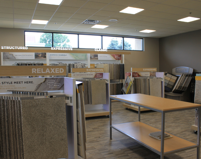 Carpet One Rochester Carpet displays