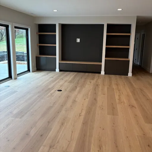 Residential hardwood flooring installation by Carpet One in Rochester 